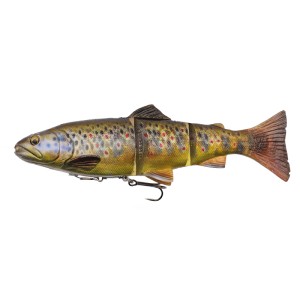 4d line thru trout 25 cm 193 gr ms (moderate sinking) col. dark brown - savage gear